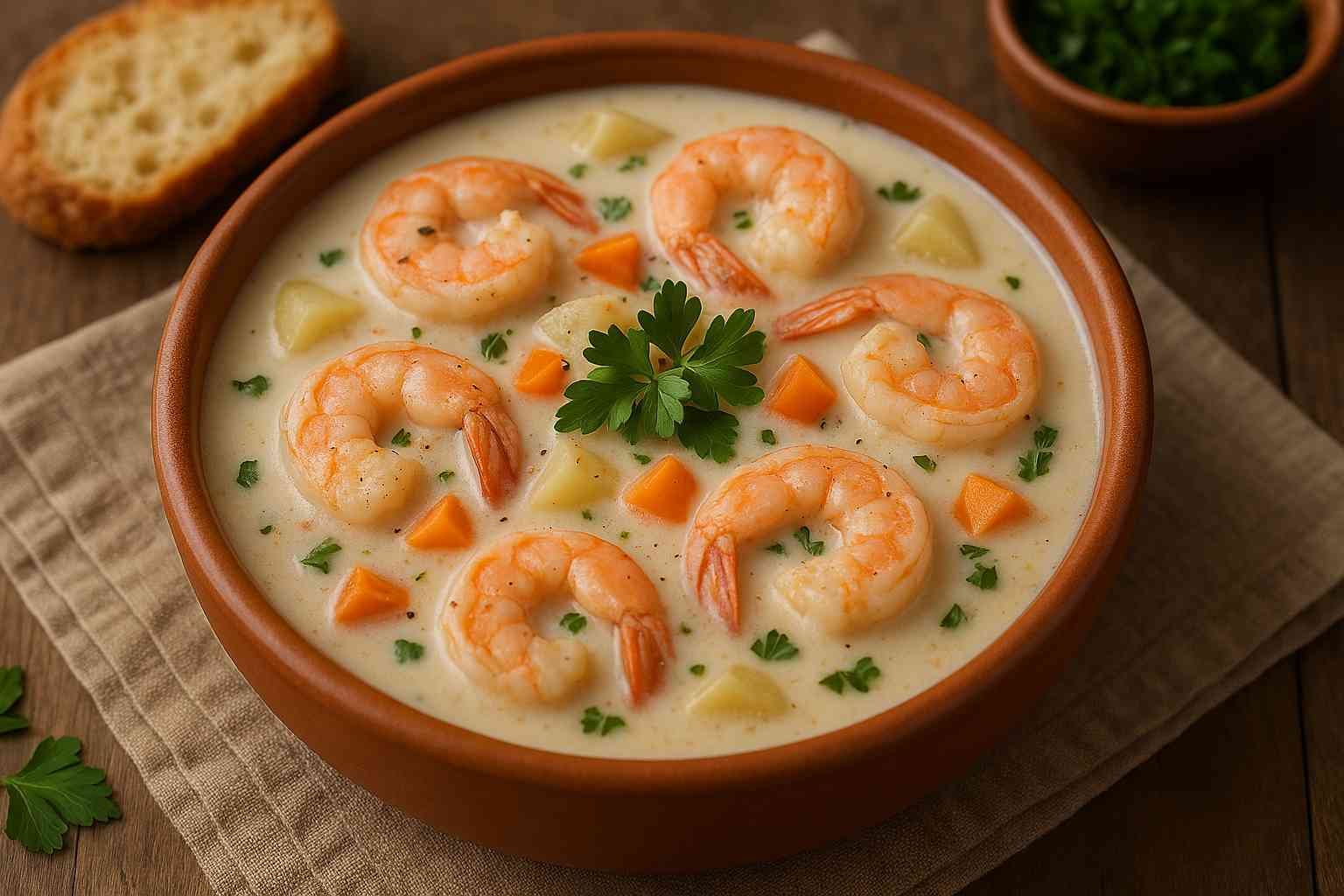 Shrimp Chowder Recipe (Creamy & Hearty) - Shrimp